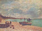 Claude Monet Beach at Sainte-Adresse oil painting on canvas